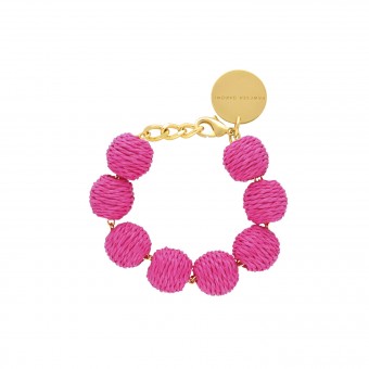 Armband "Raffia Beads" VANESSA BARONI -pink- 