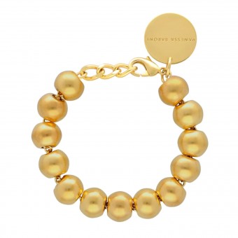 Armband "Beads" VANESSA BARONI -gold vintage- 