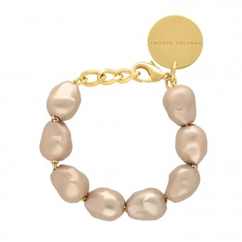 Armband "Organic Pearl" VANESSA BARONI -champagner- 