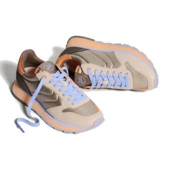 Sneaker "Regium" HOFF Metallic -Bleu | orange | Platin- 