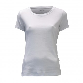 Rippen Shirt "Megan" THYLIE -T006 weiß- 