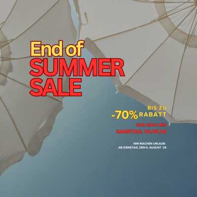 End of Summer Sale